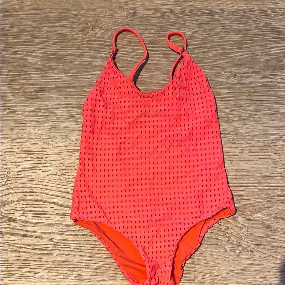 Acacia Swimwear Bold Orange Swimsuit